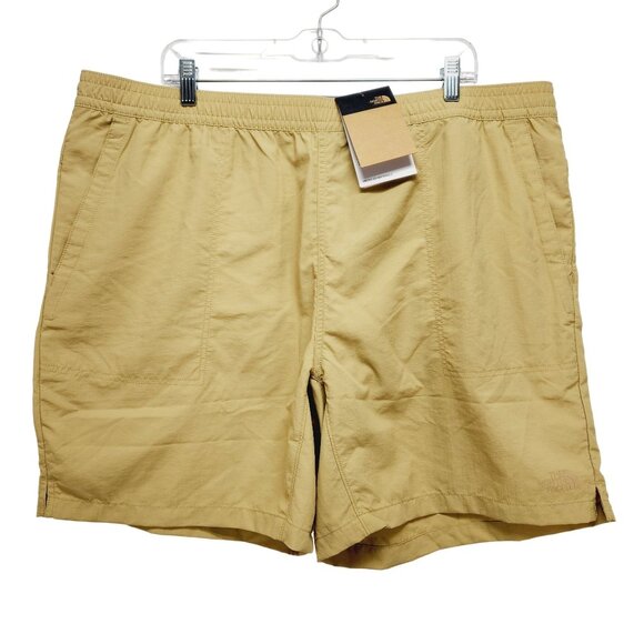 Men's Shorts The North Face Size XXL Khaki Stone Adventure Regular Fit NEW - Picture 1 of 9